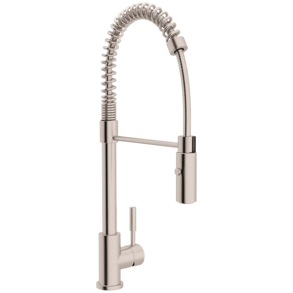 Lux 1.8 GPM Single Hole Pre-Rinse Pull Down Kitchen Faucet