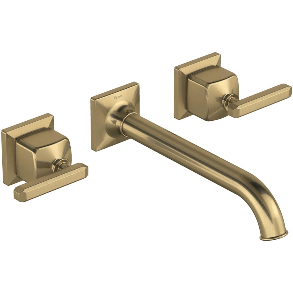 Apothecary 1.2 GPM Wall Mounted Widespread Bathroom Faucet