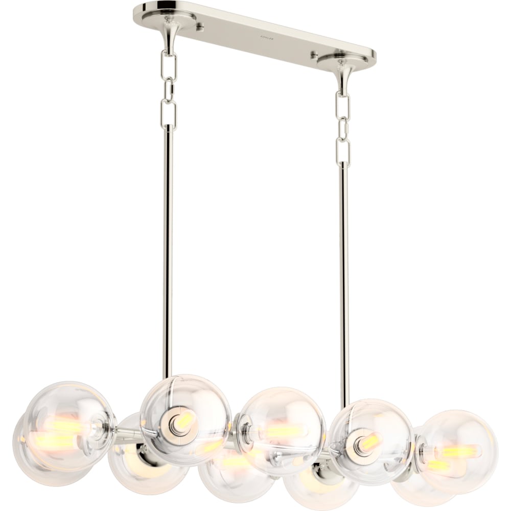 Bellera 10 Light 38" Wide Linear Chandelier