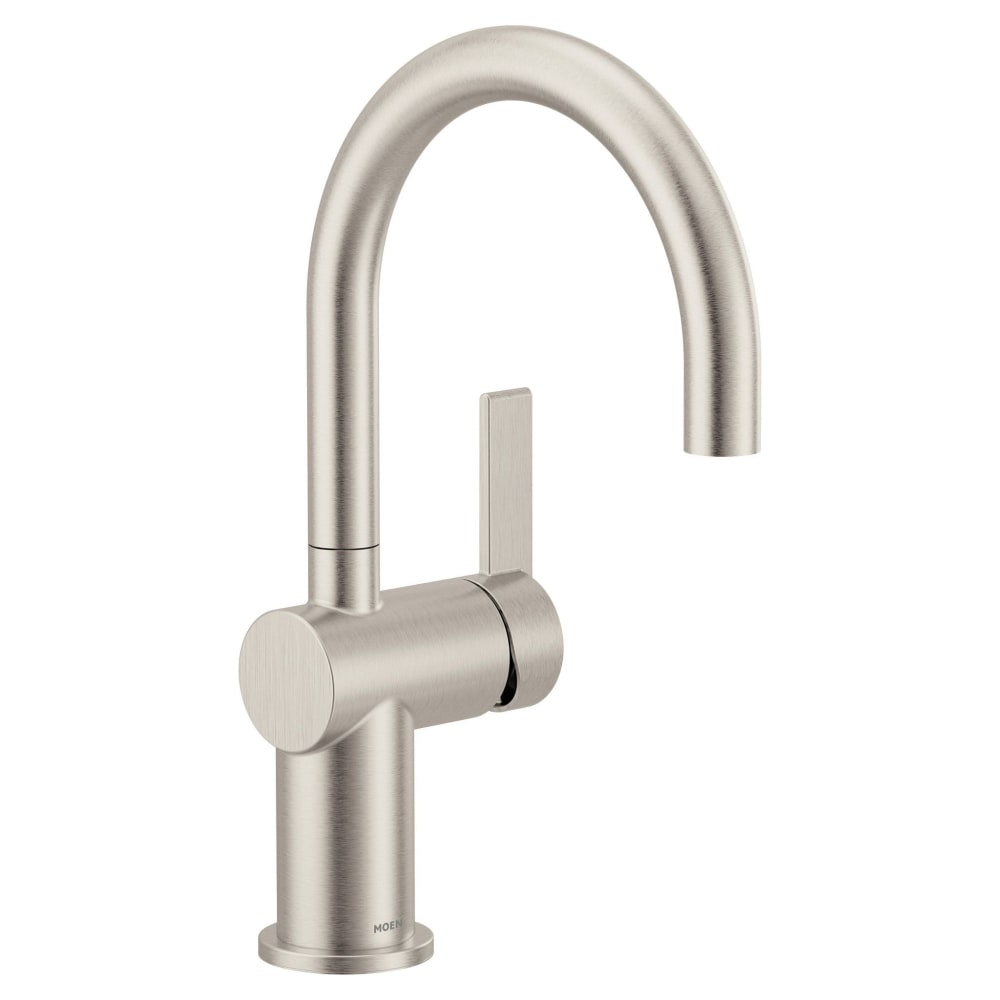 Moen Cia 1.5 GPM Single Hole Bar Faucet Spot Resist Stainless