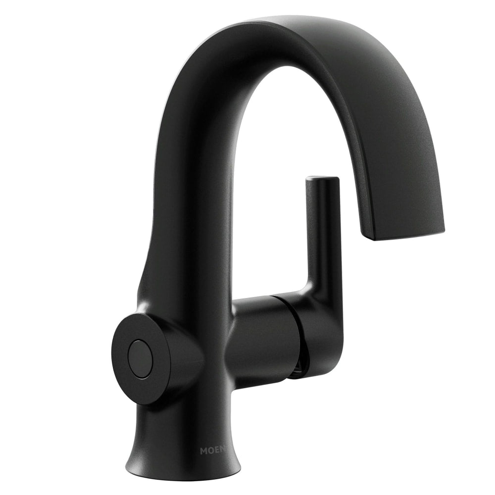 Moen Greenfield 1.2 GPM Single Hole Bathroom Faucet Brushed Gold