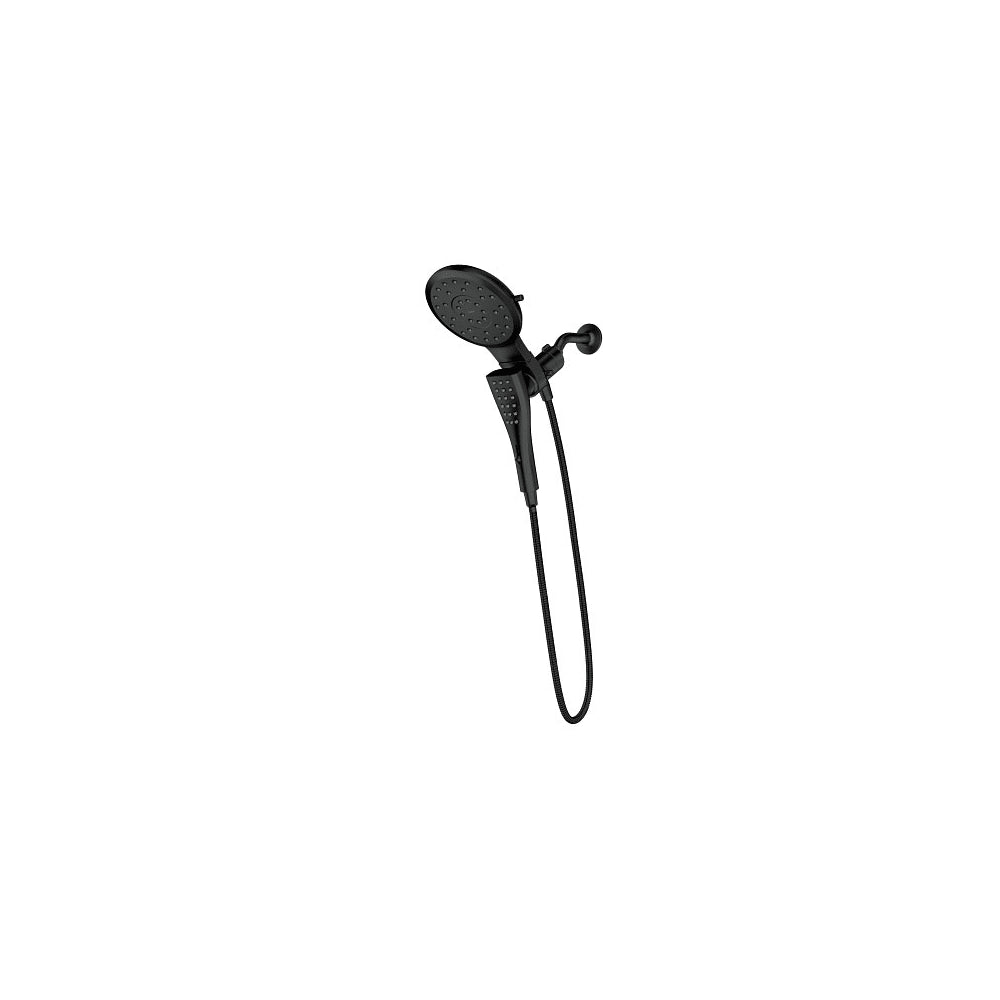 Moen Verso 2.5 GPM Multi Function Shower Head with Hand Shower Matte Black