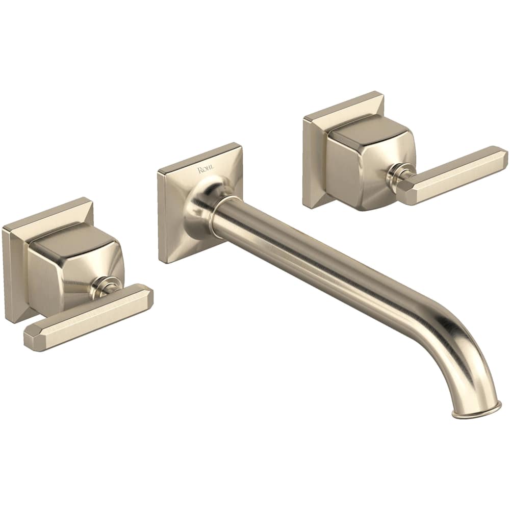 Apothecary 1.2 GPM Wall Mounted Widespread Bathroom Faucet
