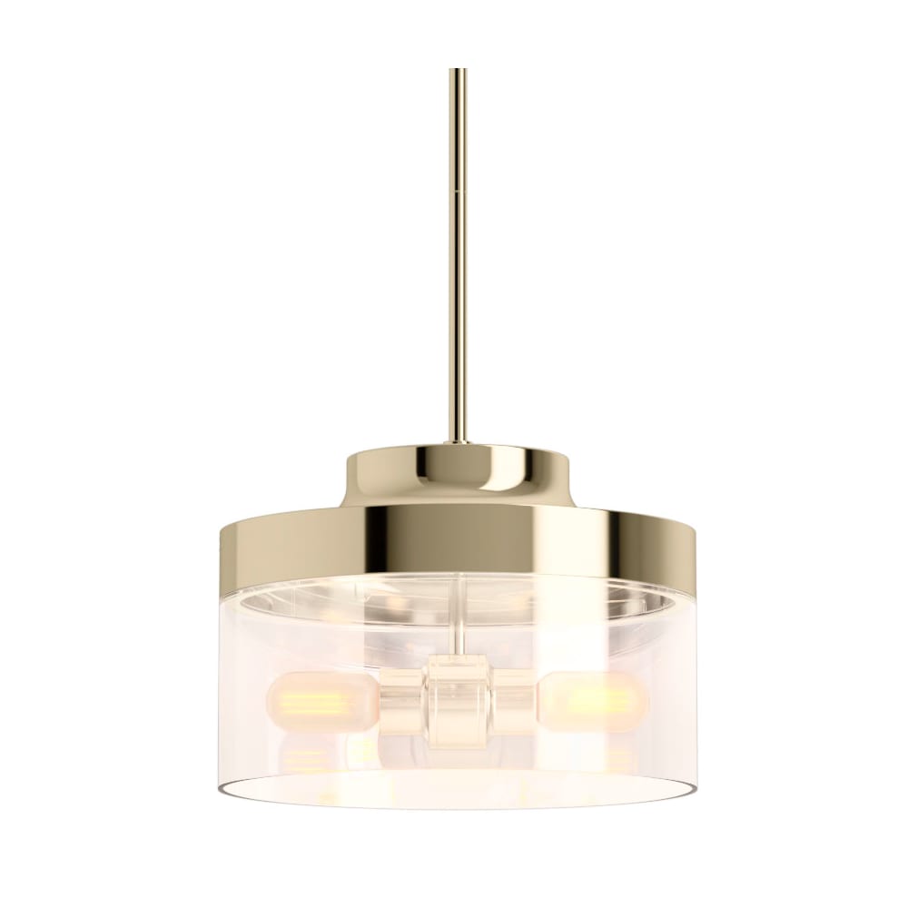 Purist 2 Light 13" Wide Pendant