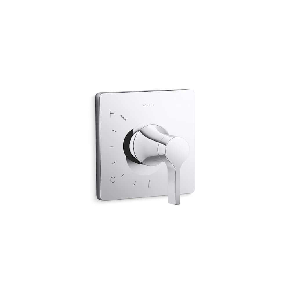 Venza Pressure Balanced Valve Trim Only with Single Lever Handle - Less Rough In