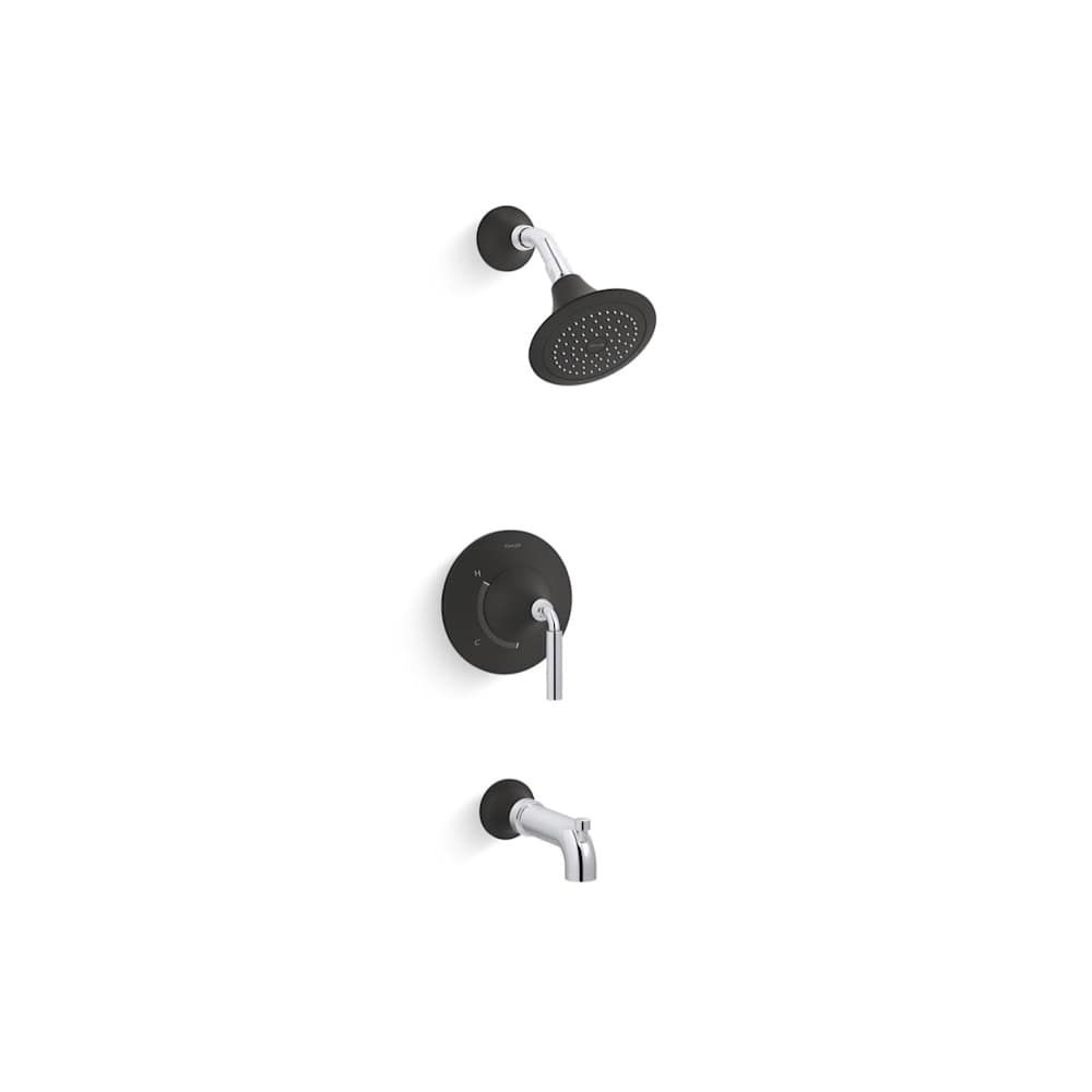 Tone Tub and Shower Trim Package with 2.5 GPM Single Function Shower Head