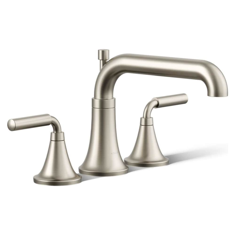 Tone Deck Mounted Roman Tub Filler with Built-In Diverter