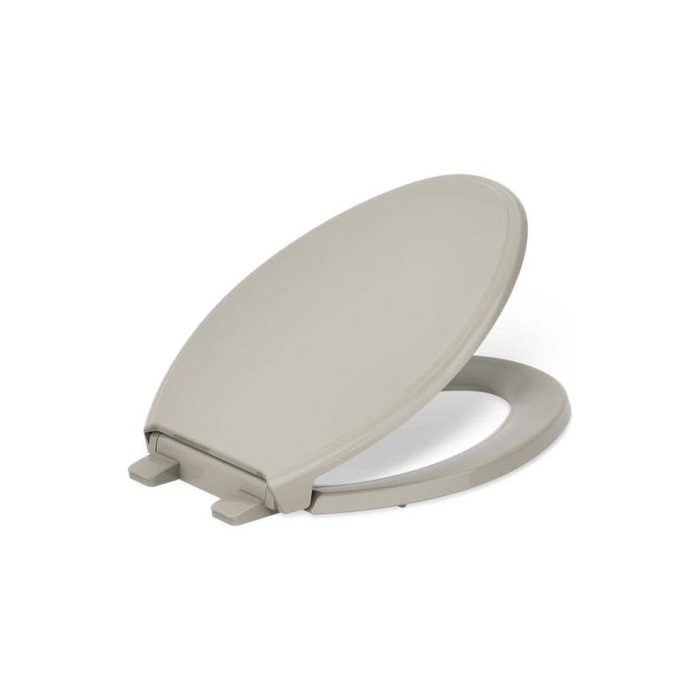 Glenbury Elongated Closed-Front Toilet Seat with Soft Close and Quick Release