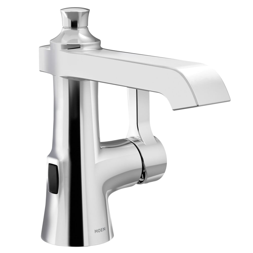 Moen Wynford Floor Mounted Tub Filler with Built-In Diverter - Includes Hand Shower Brushed Nickel