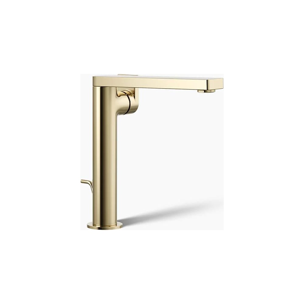 Composed 1.2 GPM Vessel Single Hole Bathroom Faucet with Pop-Up Drain Assembly