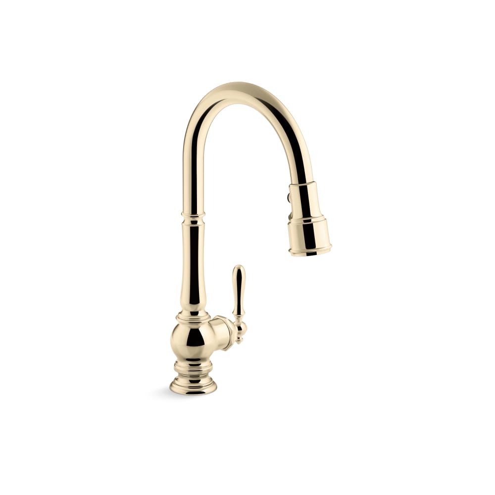 Artifacts 1.5 GPM Single Hole Pull Down Kitchen Faucet