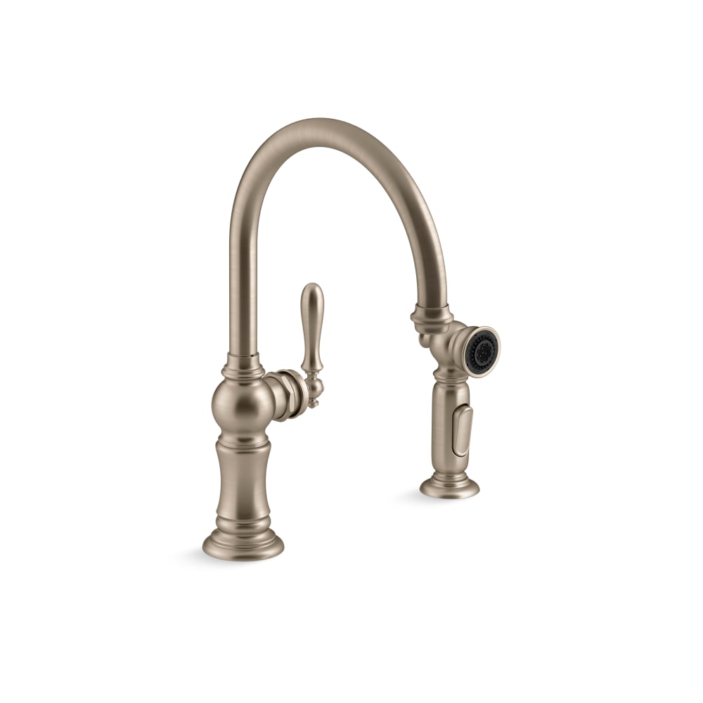 Artifacts 1.5 GPM Single Hole Kitchen Faucet - Includes Side Spray