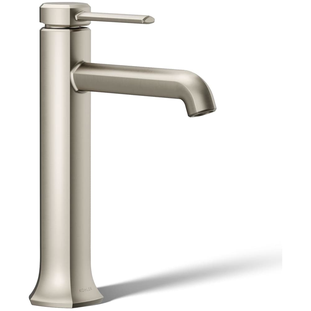 Occasion 1.2 GPM Vessel Single Hole Bathroom Faucet with Touch-Activated Drain