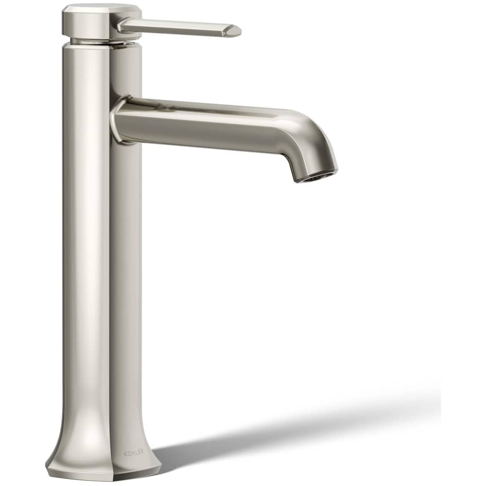 Occasion 1.2 GPM Vessel Single Hole Bathroom Faucet with Touch-Activated Drain