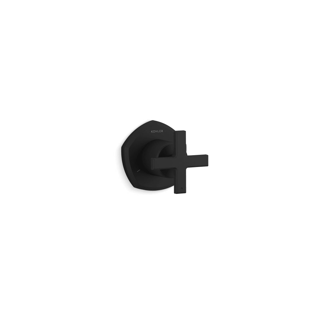 Occasion Single Handle 3 Function Diverter Valve Trim with Cross Handle - Less Valve