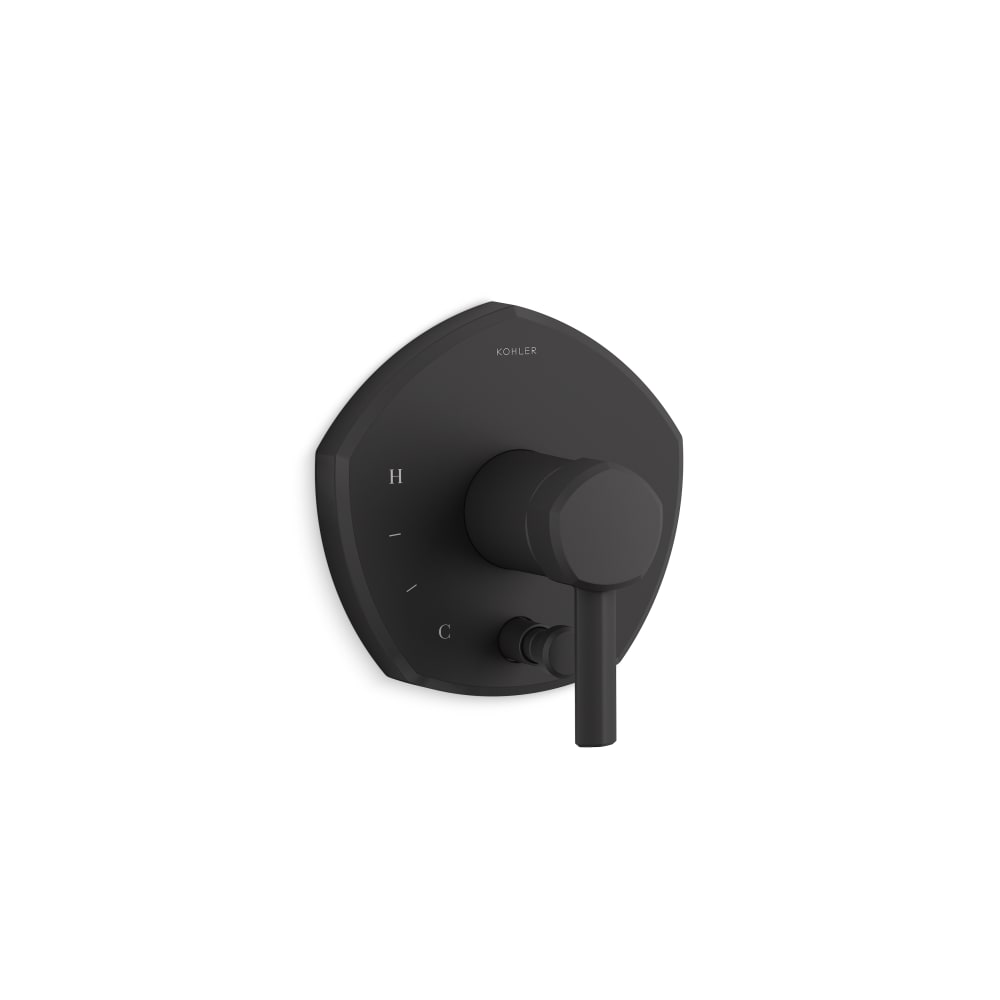 Occasion Pressure Balanced Valve Trim Only with Single Lever Handle and Integrated Diverter - Less Rough In