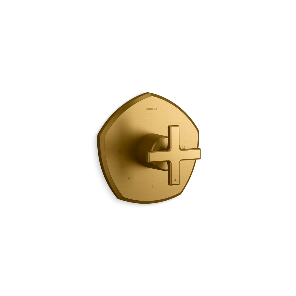 Occasion Thermostatic Valve Trim Only with Single Cross Handle - Less Rough In