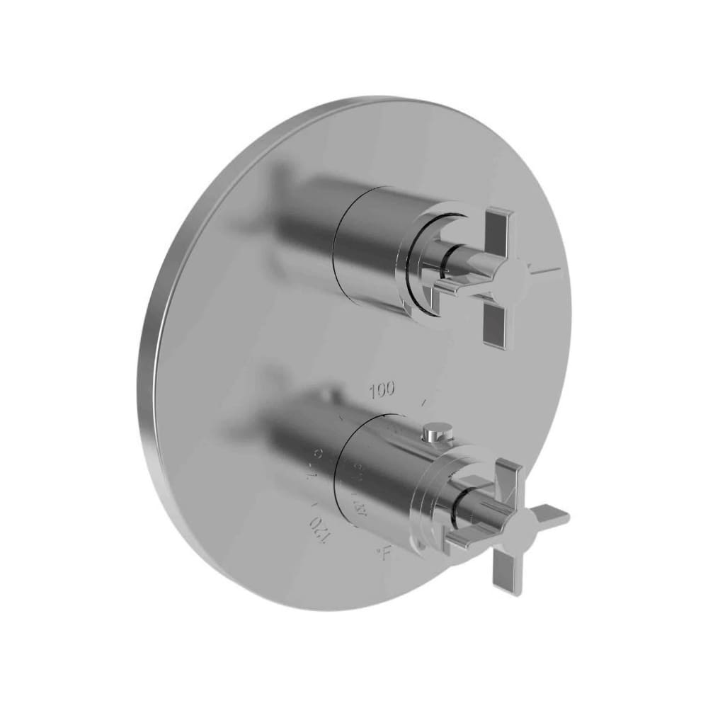 Tolmin Thermostatic Valve Trim Only with 2 Cross Handles - Less Rough In