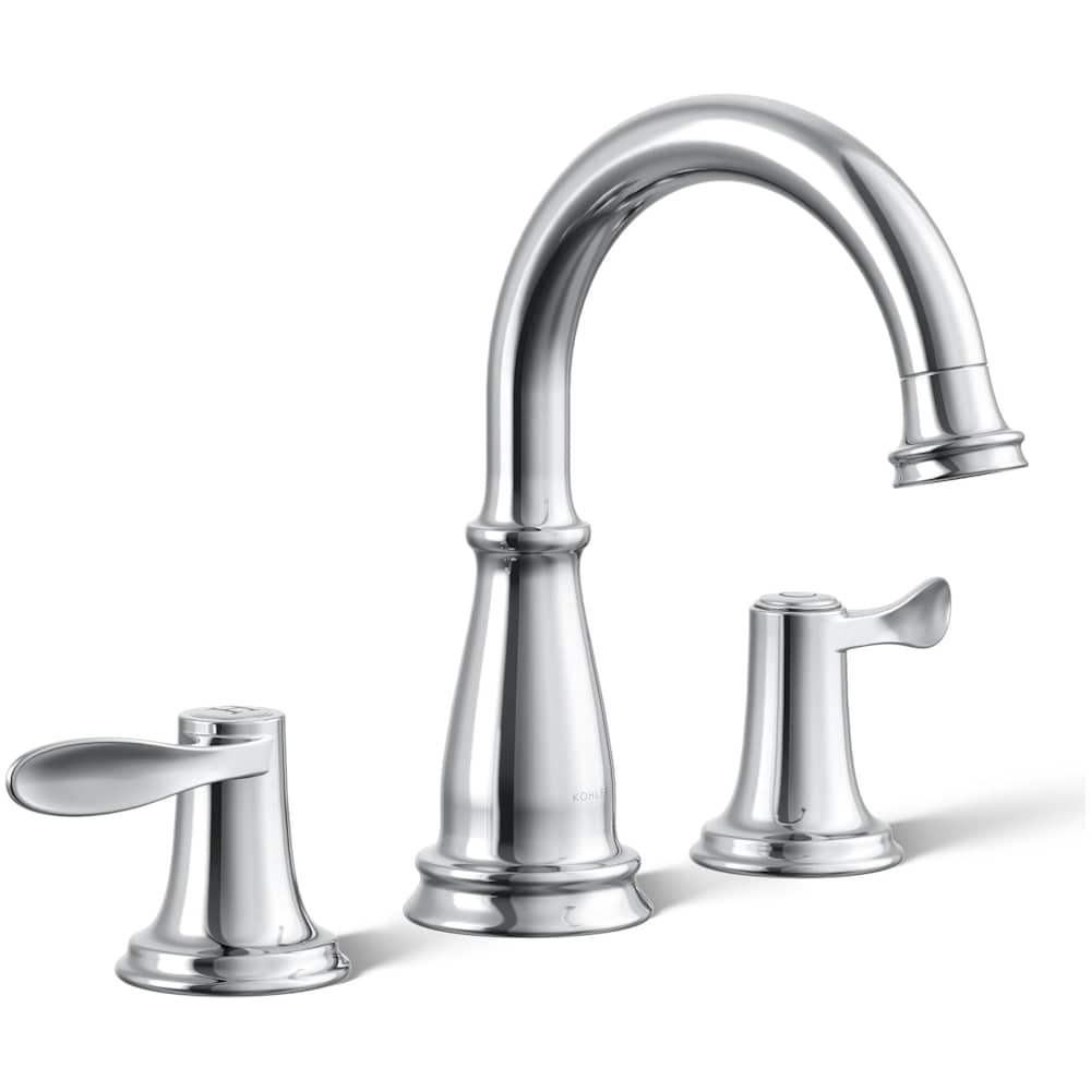 Bellera 1.2 GPM Widespread Bathroom Faucet with Clicker Drain Assembly and UltraGlide Ceramic Disc Valves