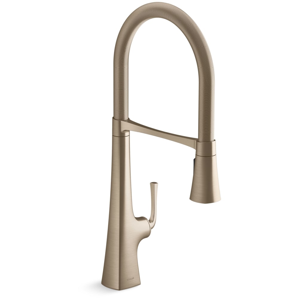 Graze 1.5 GPM Single Hole Pre-Rinse Pull Down Kitchen Faucet
