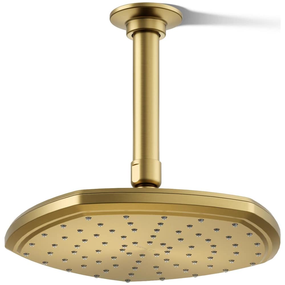 Occasion 2.5 GPM Single Function Shower Head with Katalyst Air-Induction Technology and MasterClean Sprayface