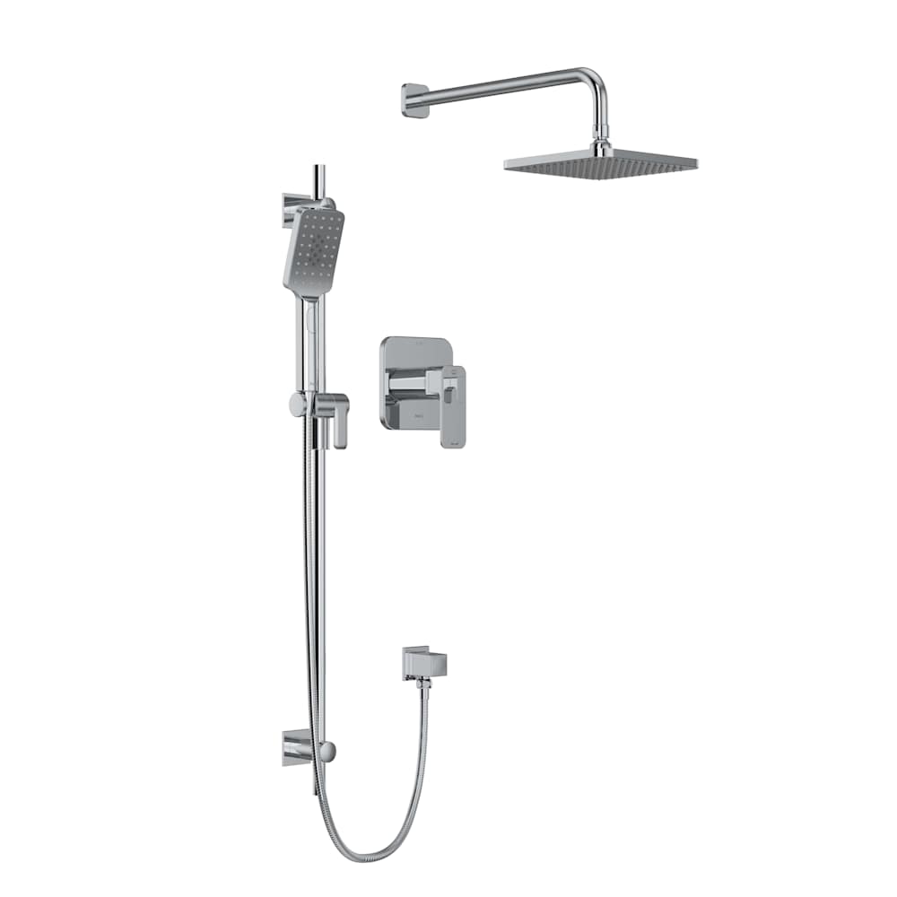 Equinox Thermostatic Shower System with Shower Head and Hand Shower
