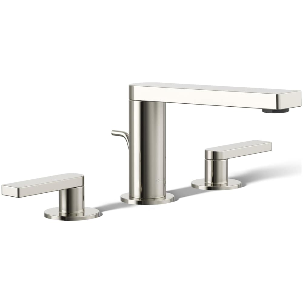 Composed Widespread Bathroom Faucet with Lever Handles - Pop Up Included