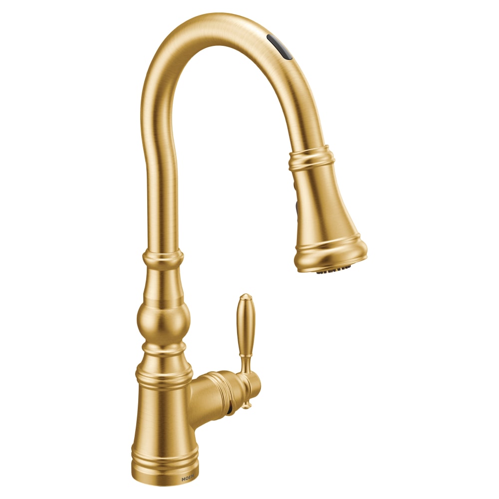 Moen Voss Single Handle Single Hole Bathroom Faucet - Valve Included Brushed Nickel