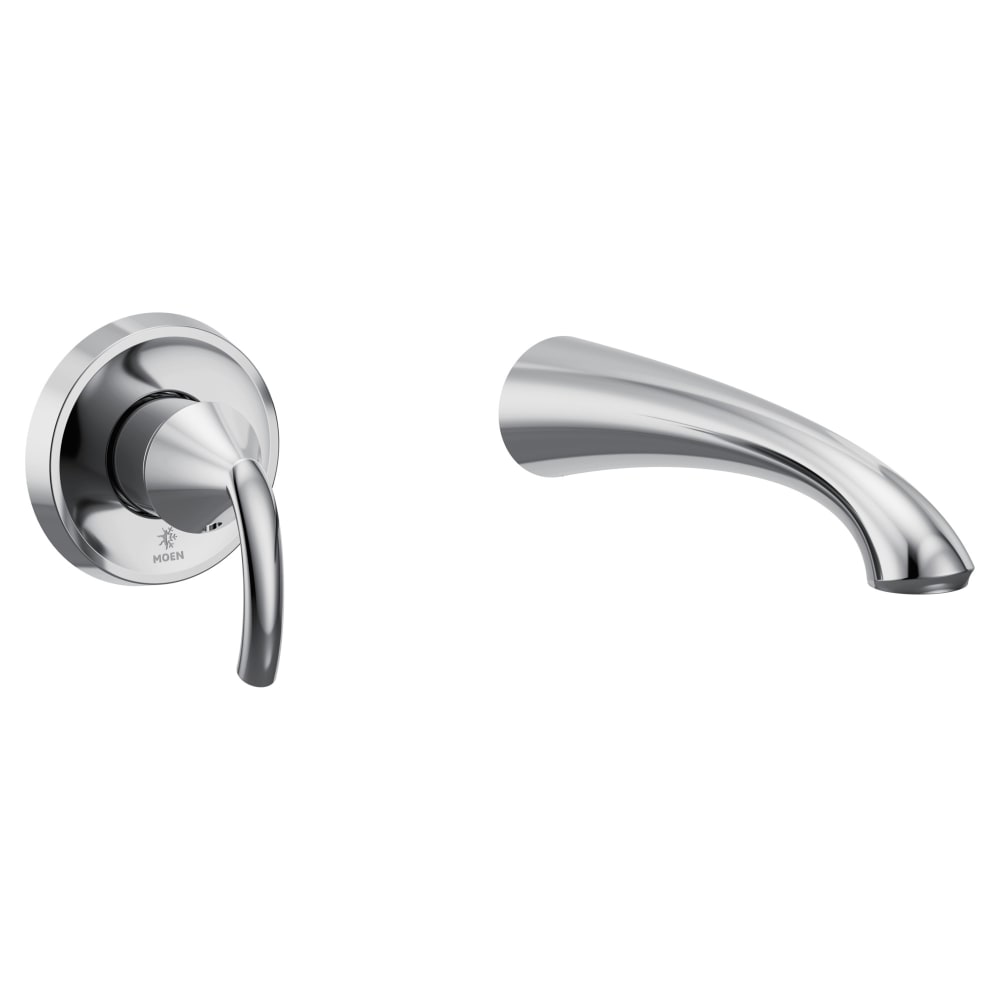 Moen Colinet 1.2 GPM Widespread Bathroom Faucet with Pop-Up Drain Assembly Chrome