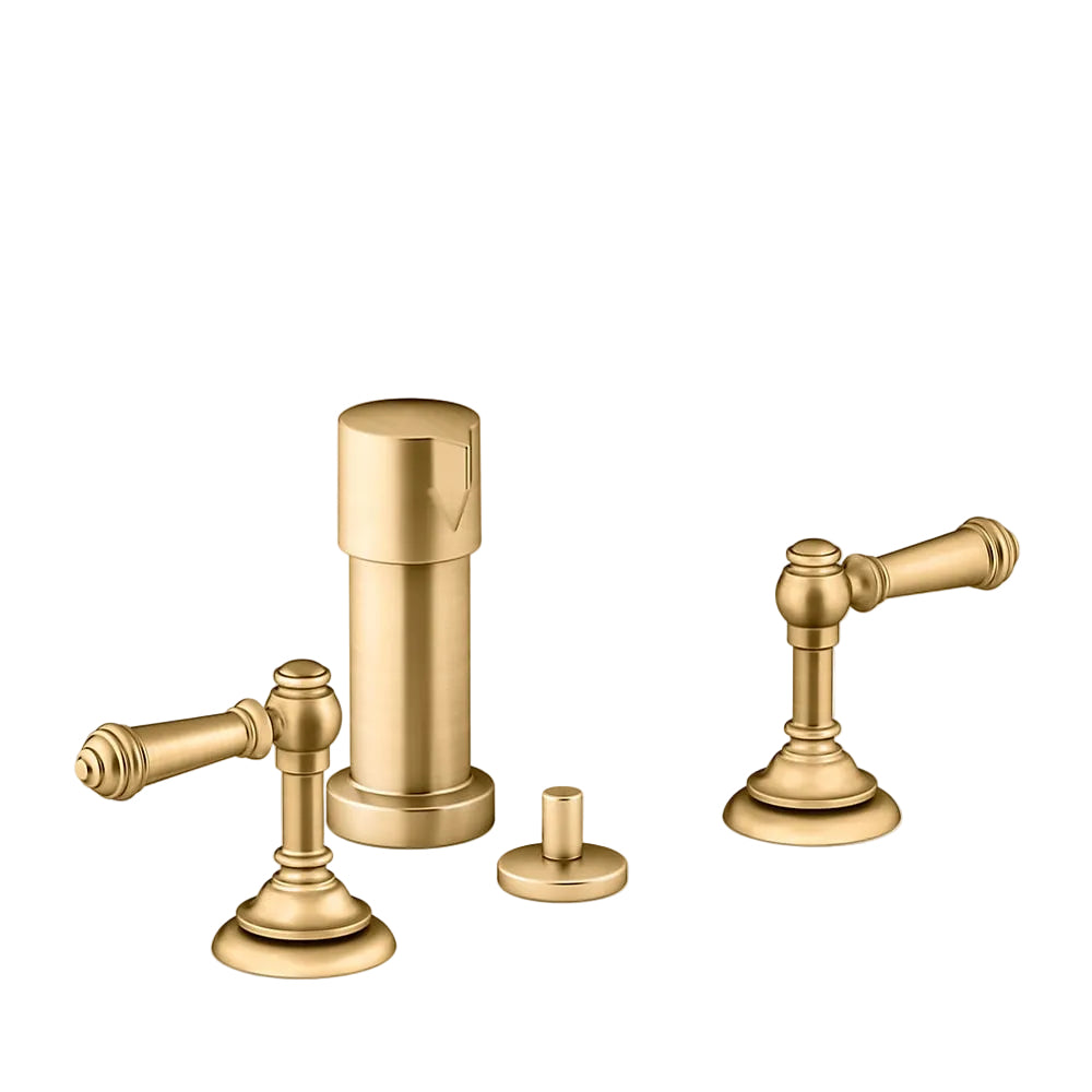 Artifacts Vertical Spray Bidet Faucet with Lever Handles
