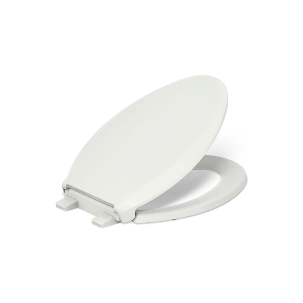 Cachet Elongated Closed-Front Toilet Seat with Quiet-Close, Grip-Tight Bumpers, and Night Light