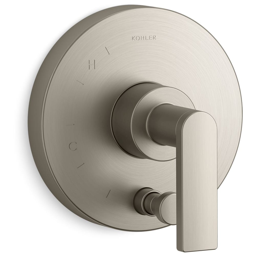 Composed Two Function Pressure Balanced Valve Trim Only with Single Lever Handle and Integrated Diverter - Less Rough In