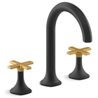 Matte Black / Brushed Moderne Brass