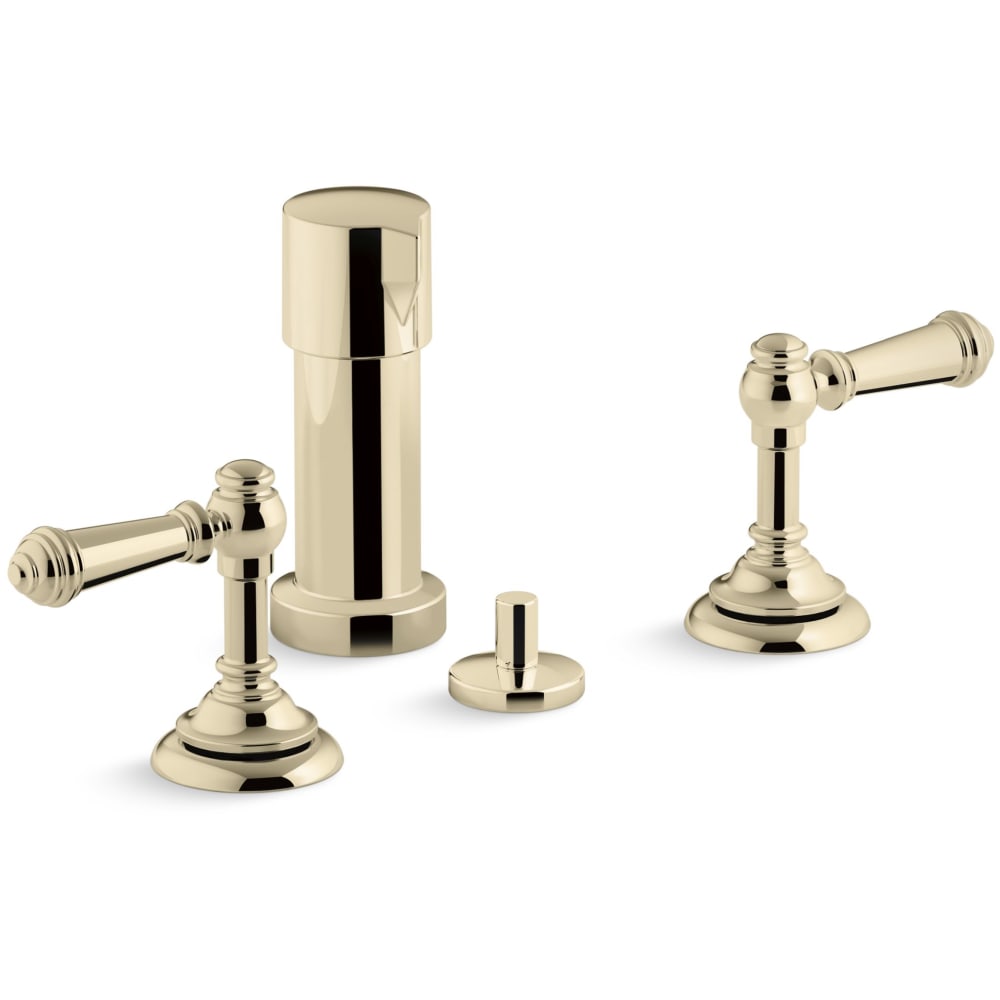 Artifacts Vertical Spray Bidet Faucet with Lever Handles