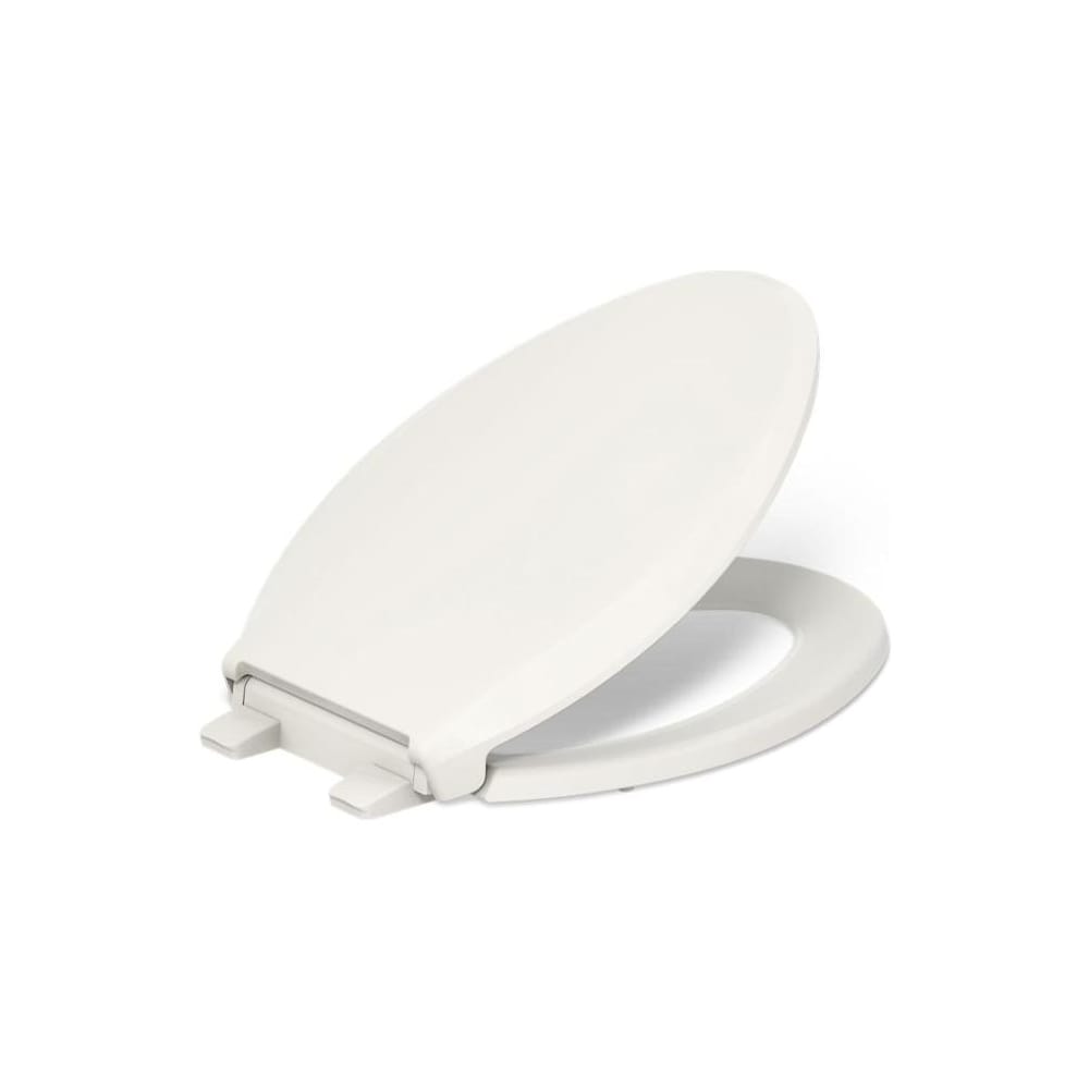 Cachet Elongated Closed-Front Toilet Seat with Quiet-Close, Grip-Tight Bumpers, and Night Light