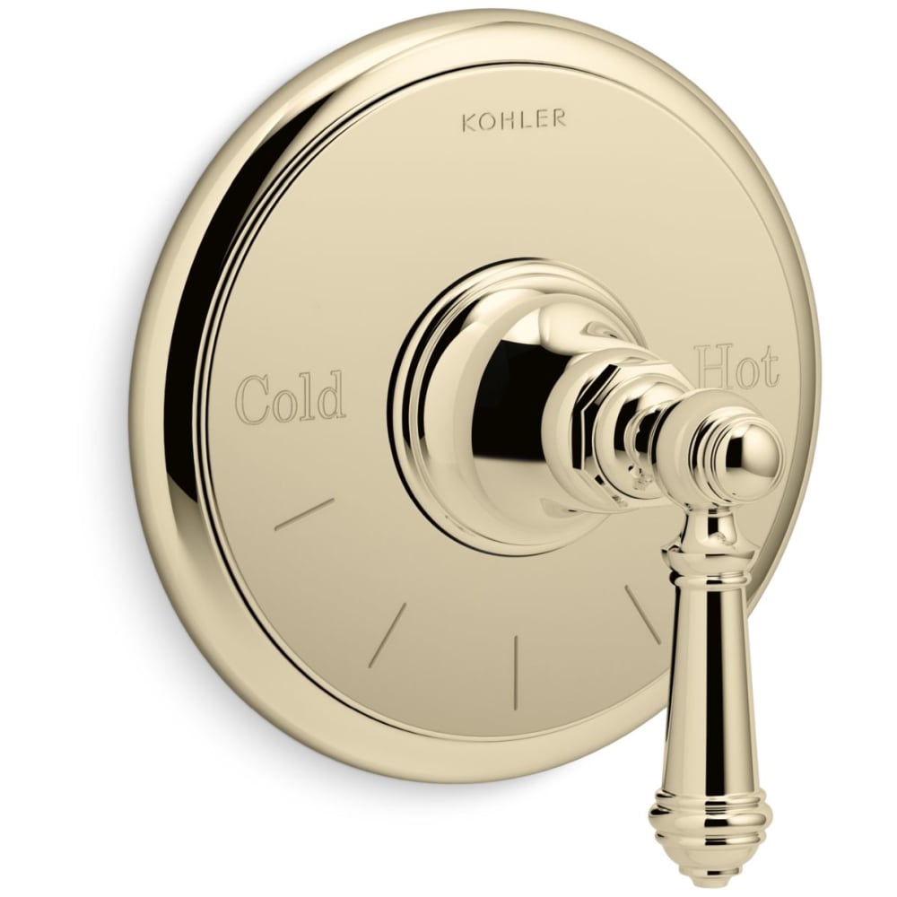 Artifacts Thermostatic Valve Trim Only with Single Lever Handle - Less Rough In