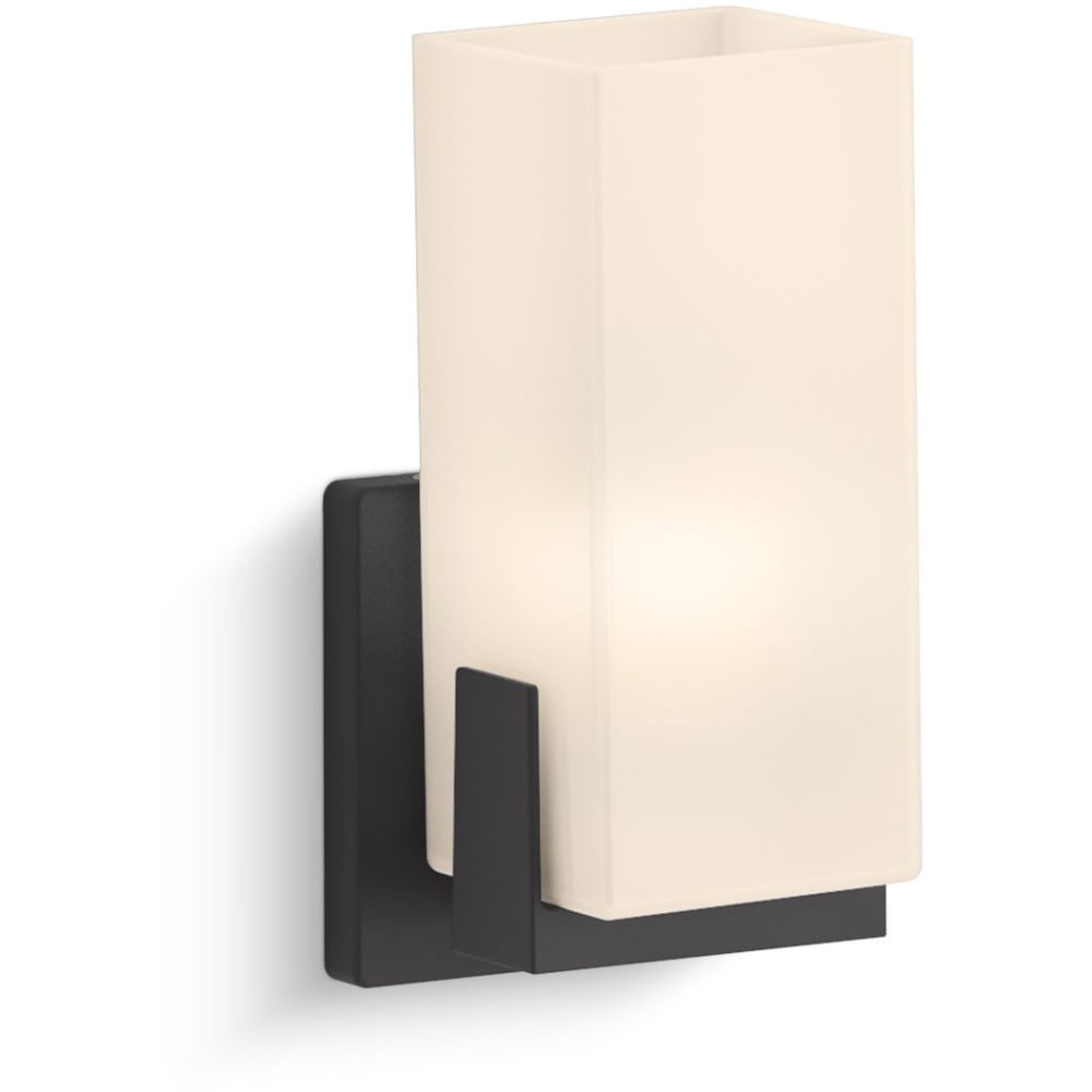 Honesty 9" Tall Wall Sconce with Frosted Glass Shade