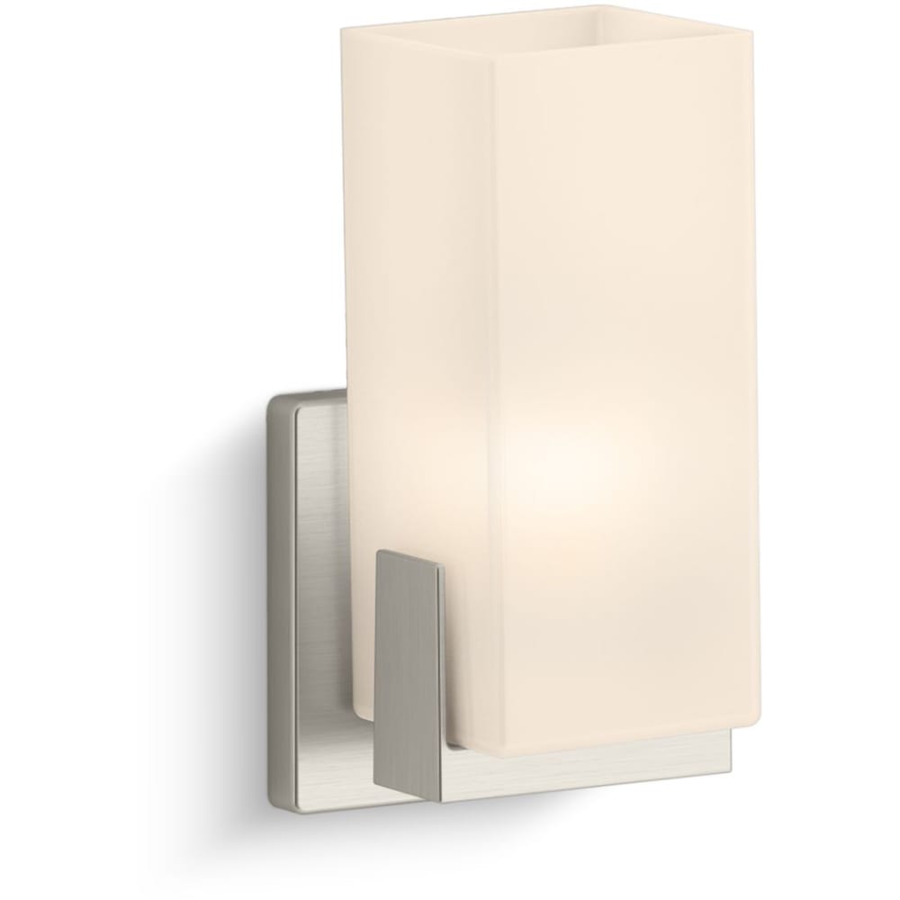 Honesty 9" Tall Wall Sconce with Frosted Glass Shade