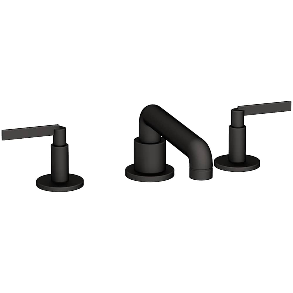 Tolmin 1.2 GPM Widespread Bathroom Faucet with Lever Handles and Angled Spout
