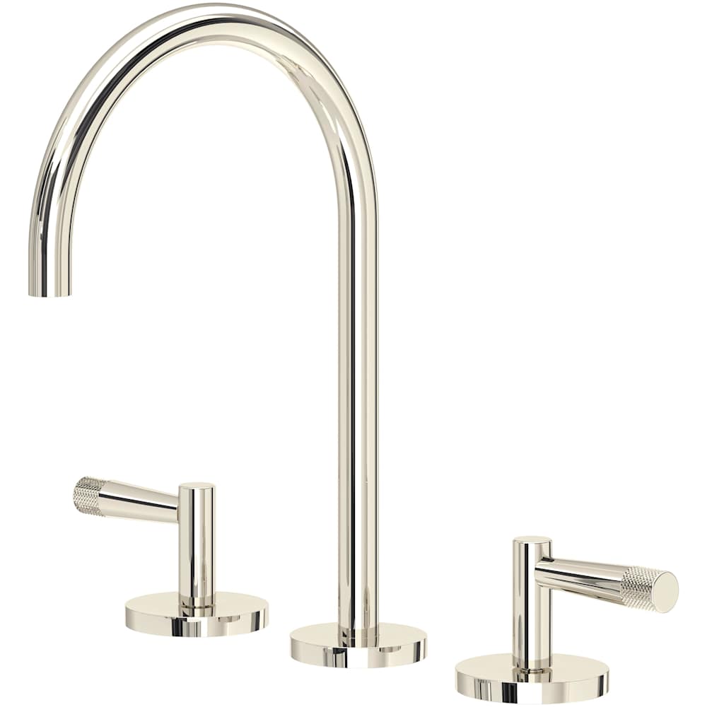 Amahle 1.2 GPM Widespread Bathroom Faucet with Lever Handles and Pop-Up Drain Assembly