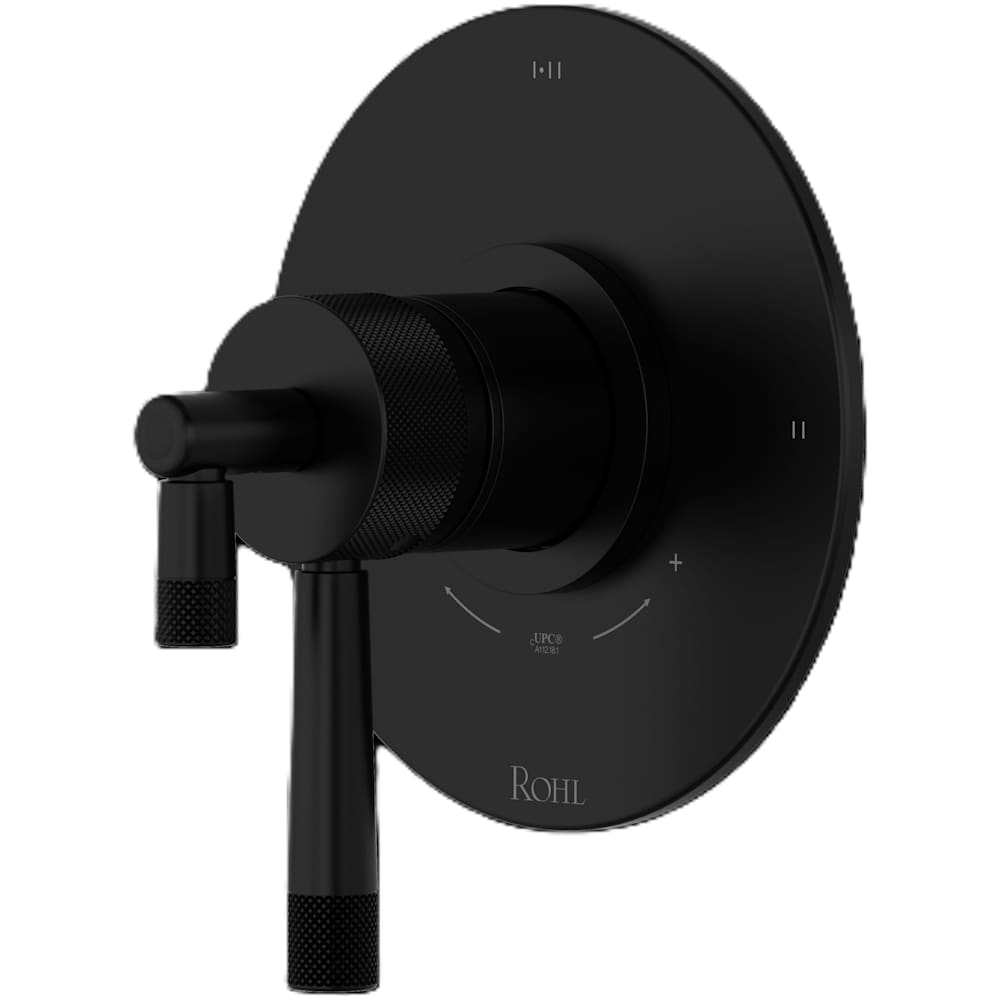 Amahle Two Independent and One Shared Function Thermostatic Valve Trim Only with Single Lever Handle and Integrated Diverter - Less Rough In