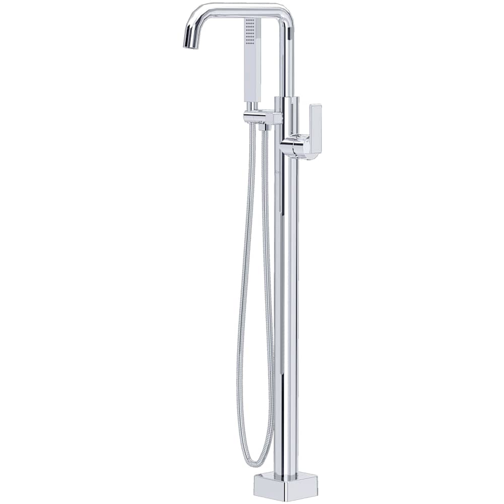 Rohl Floor Mounted Tub Filler with Built-In Diverter - Includes Hand Shower