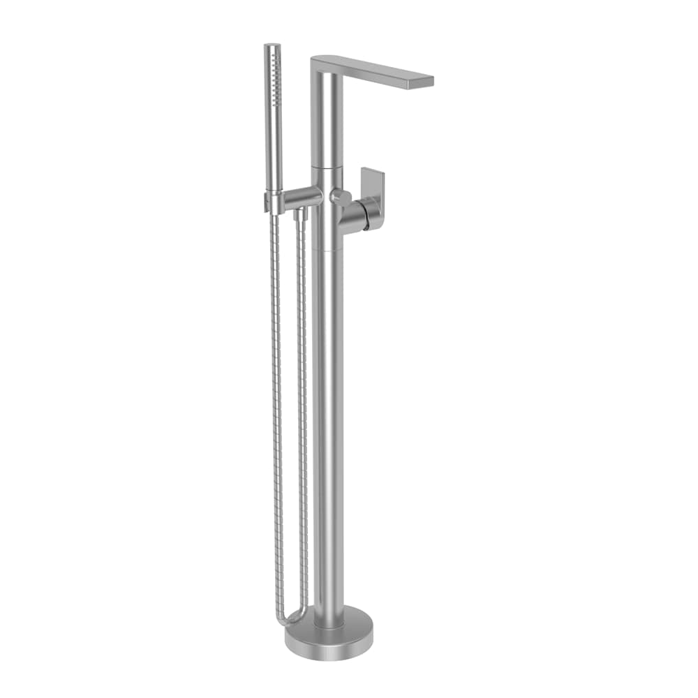 Skylar Floor Mounted Tub Filler with Built-In Diverter - Includes Hand Shower