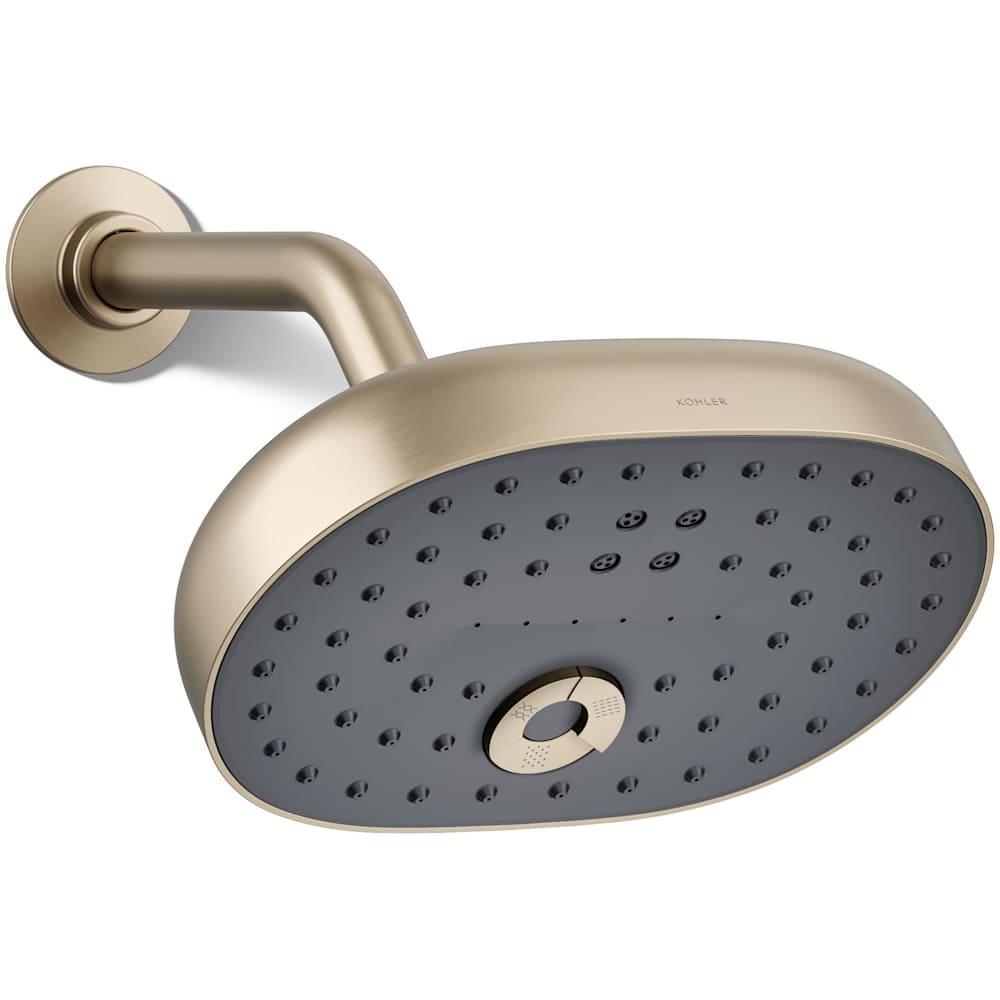 Statement 2.5 GPM Multi Function Shower Head with MasterClean Sprayface and Katalyst Air Induction Technology