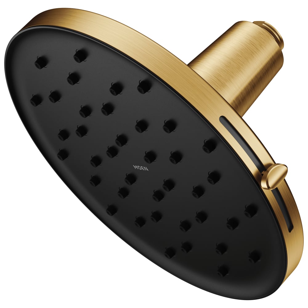 Moen Verso 2.5 GPM Single Function Rain Shower Head Brushed Gold