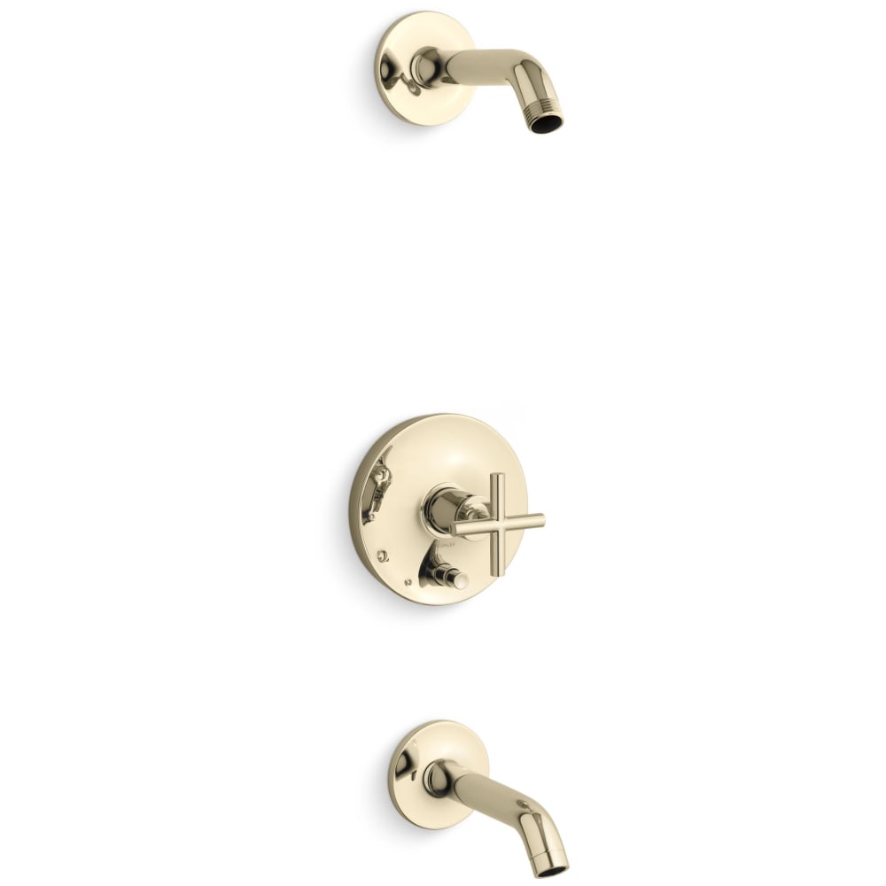 Purist Tub and Shower Trim Package with Rite-Temp Technology