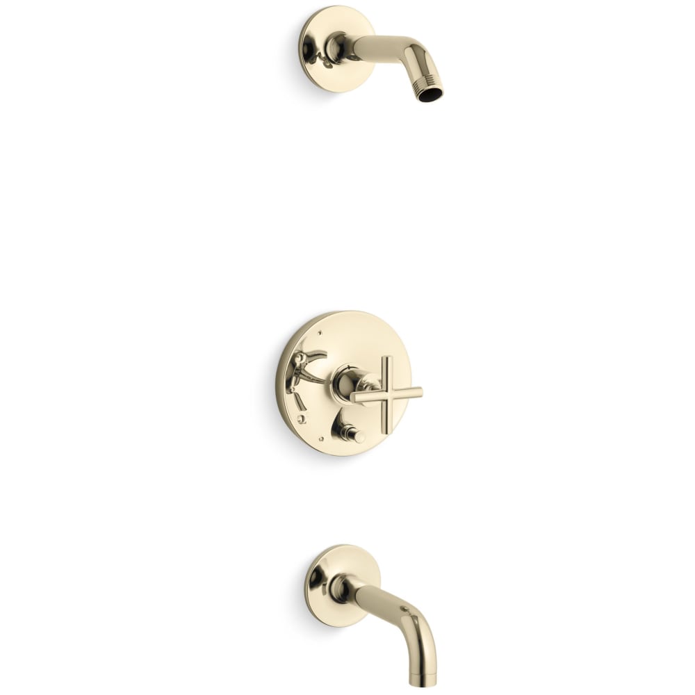 Purist Tub and Shower Trim Package with Rite-Temp Technology