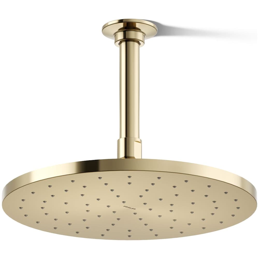 Contemporary Round 10" Single Function 2.5 GPM Rainhead with MasterClean Sprayface and Katalyst Air-Induction Technology