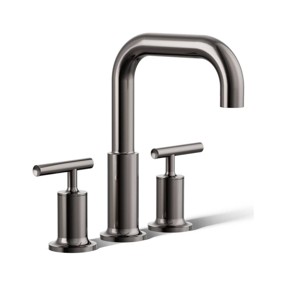 Purist Deck Mounted Roman Tub Filler with Dual Lever Handle