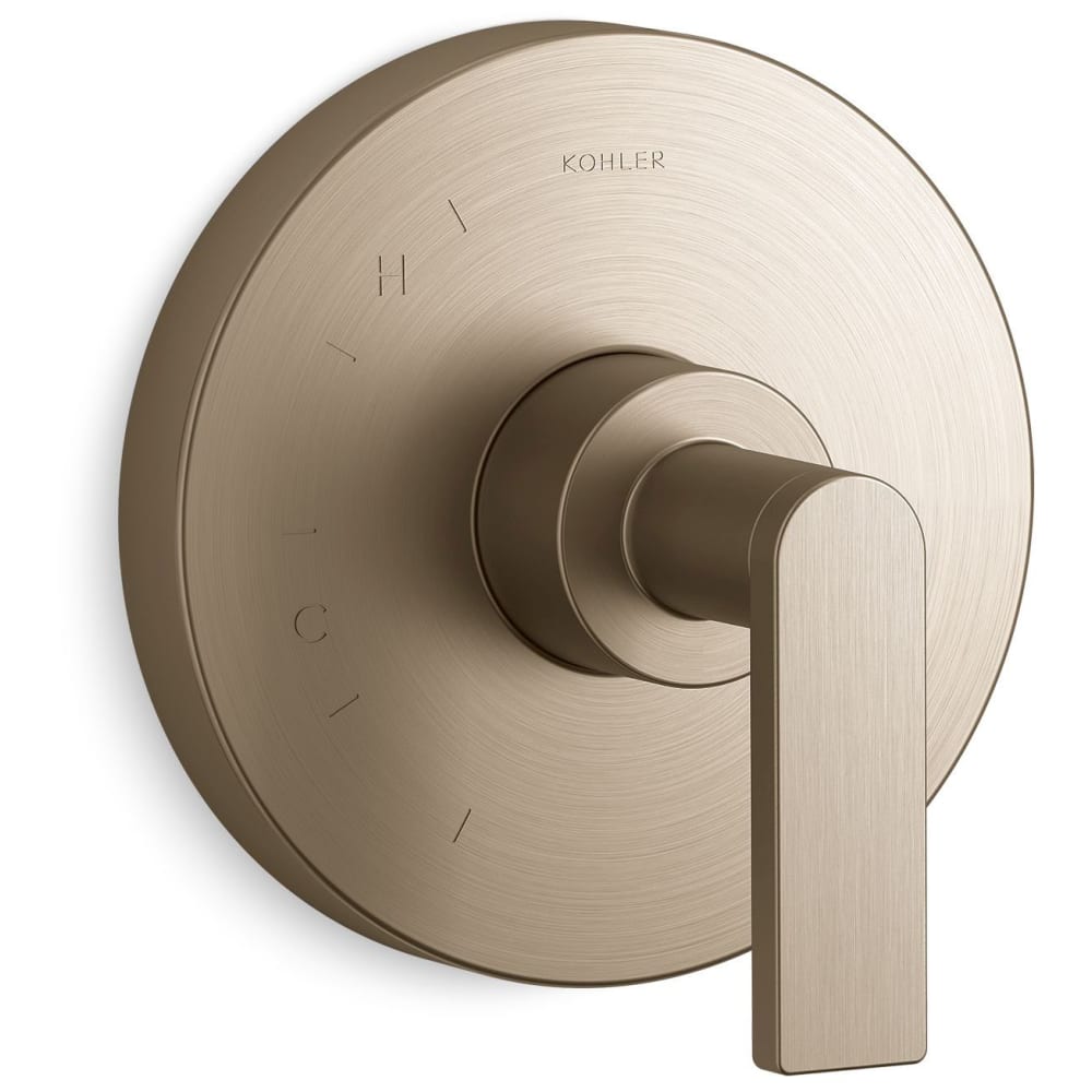 Composed Pressure Balanced Valve Trim Only with Single Lever Handle - Less Rough In